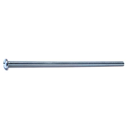 Midwest Fastener #10-24 x 5 in Phillips Pan Machine Screw, Zinc Plated Steel, 8 PK 77582